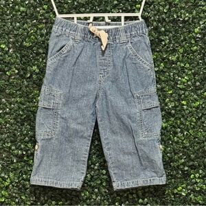 GYMBOREE BABY/TODDLER BOY PULLON CARGO JEANS